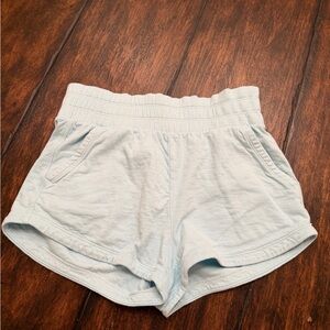 Athleta High Waist Light Blue Women's Shorts